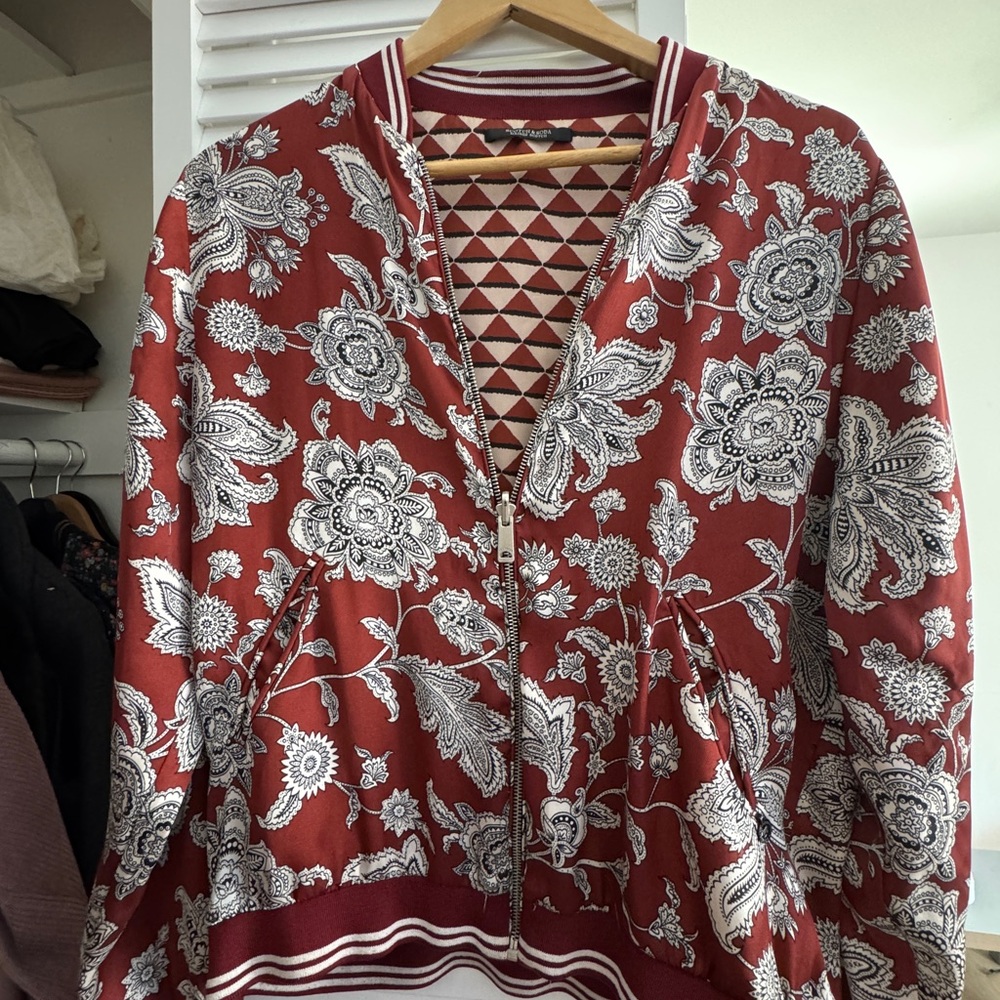 Scotch & Soda - Reversible Bomber Jacket Floral